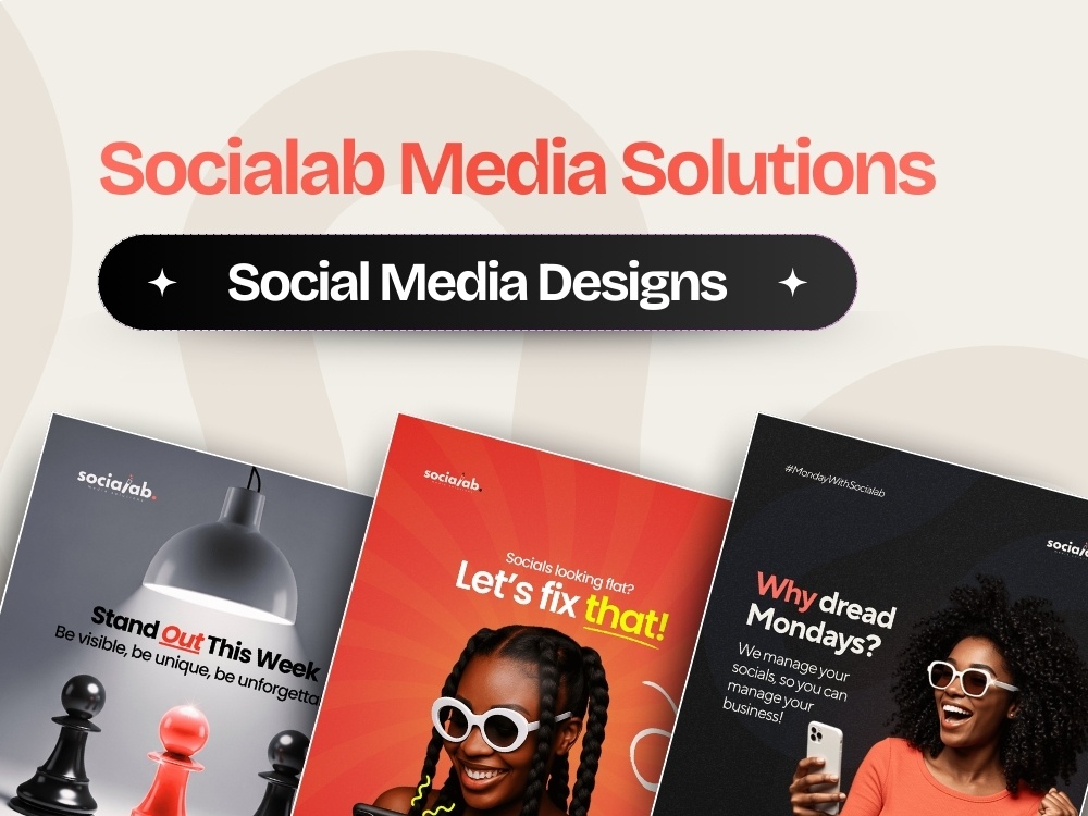 SociaLab social media design case study cover