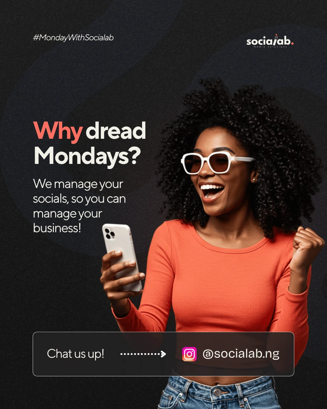SociaLab Why Dread Mondays design