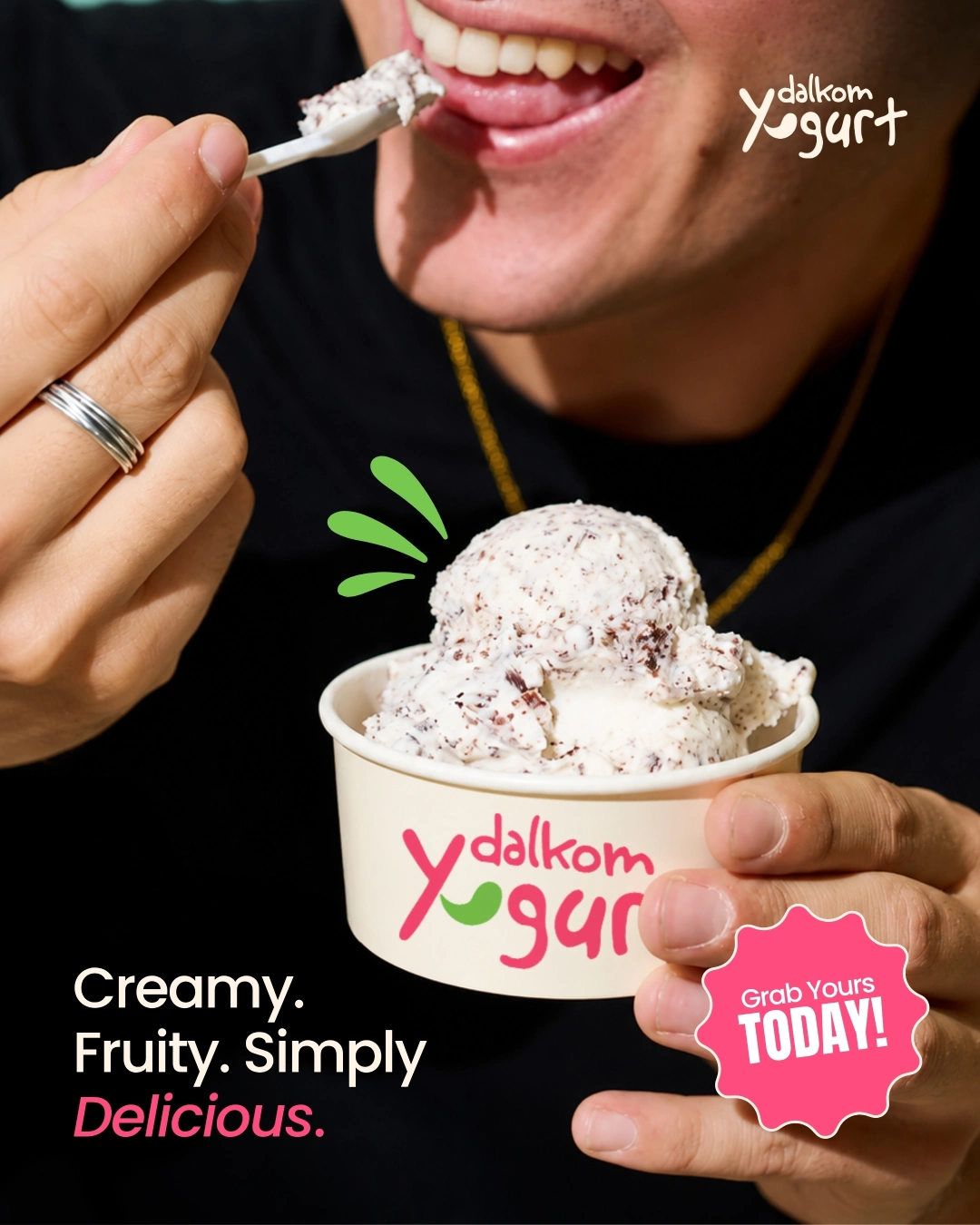 Dalkom Yogurt static ad concept 1