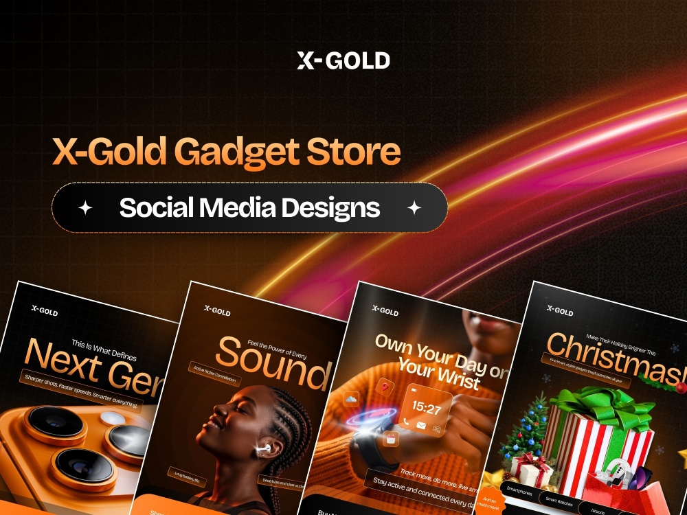 X-Gold Next Gen social media design