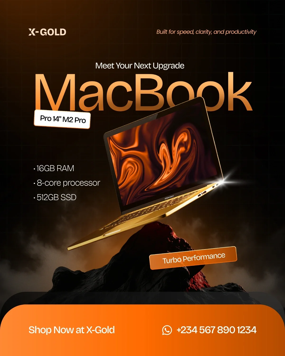 X-Gold MacBook design