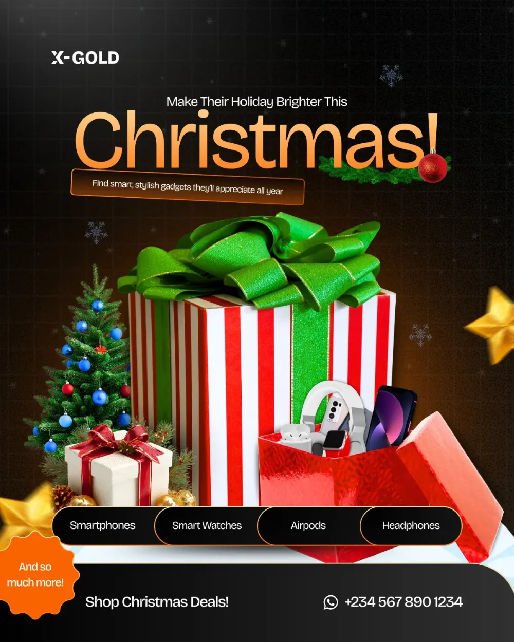 X-Gold Christmas design